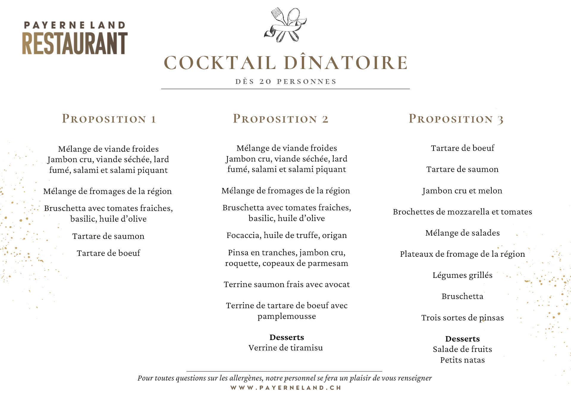 soirée d'entreprise